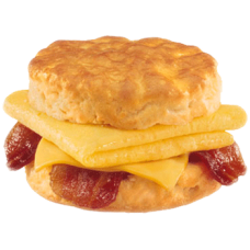 BACON EGG N CHEESE ON BISCUIT